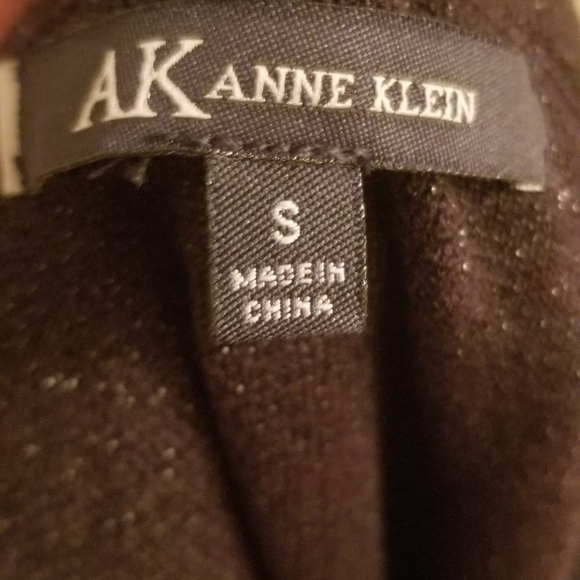 Anne Klein Women's Black Skirt w/ subtle shimmer Size S - Picture 3 of 3